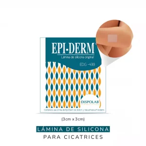 Lámina Epi-derm cicatrices queloides