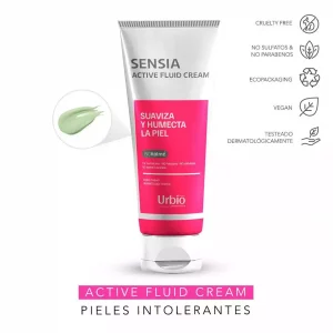 Sensia Active Fluid Cream es una crema hidratante y calmante reductora de rojeces. Limita la reactividad en pieles sensibles.