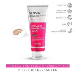 Sensia Sensitive Skin Protecting Cream SPF50+ 40 ml, alta protección para piel sensible.