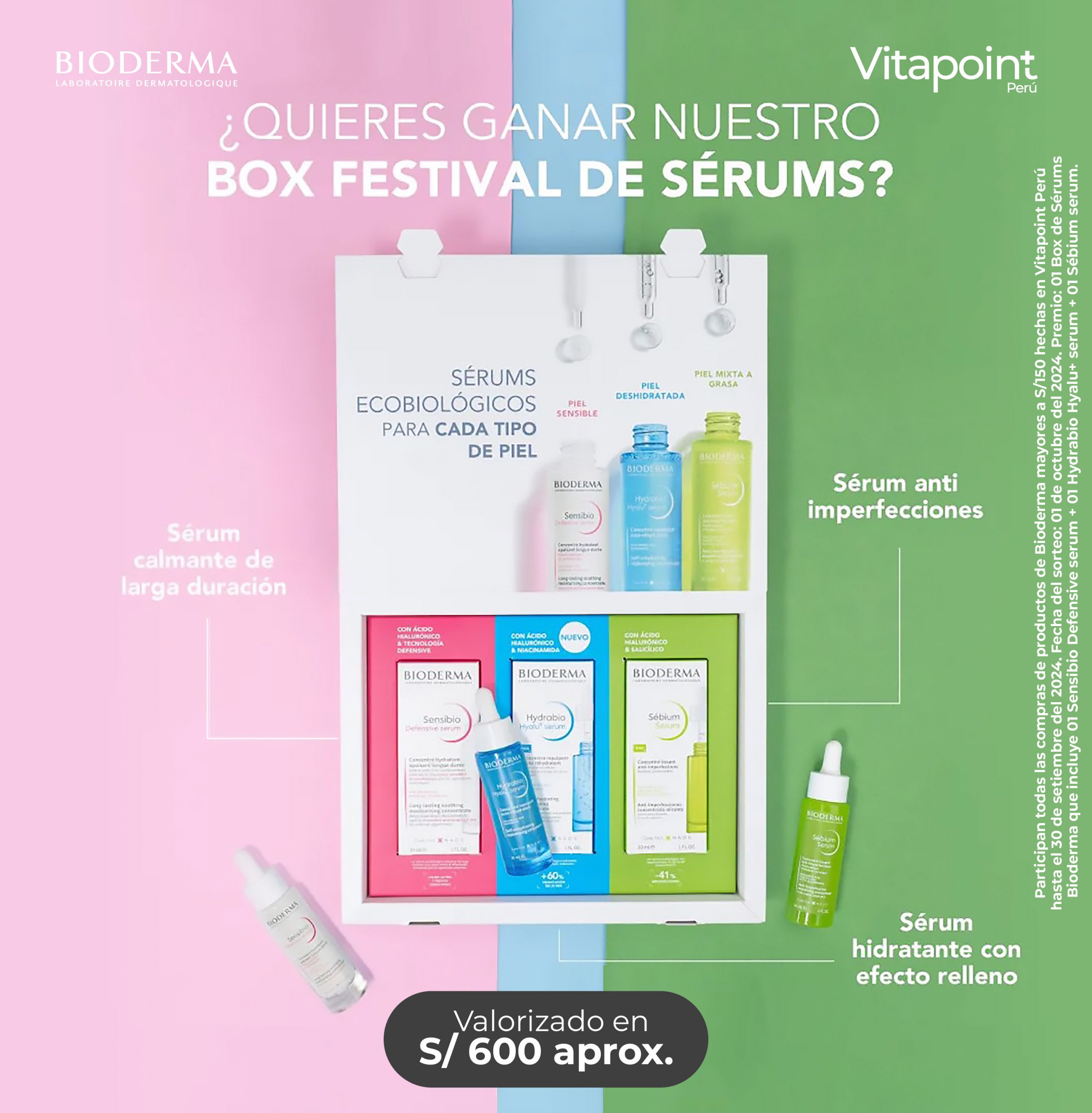 SORTEO BIODERMA SERUMS OFERTA DESCUENTO