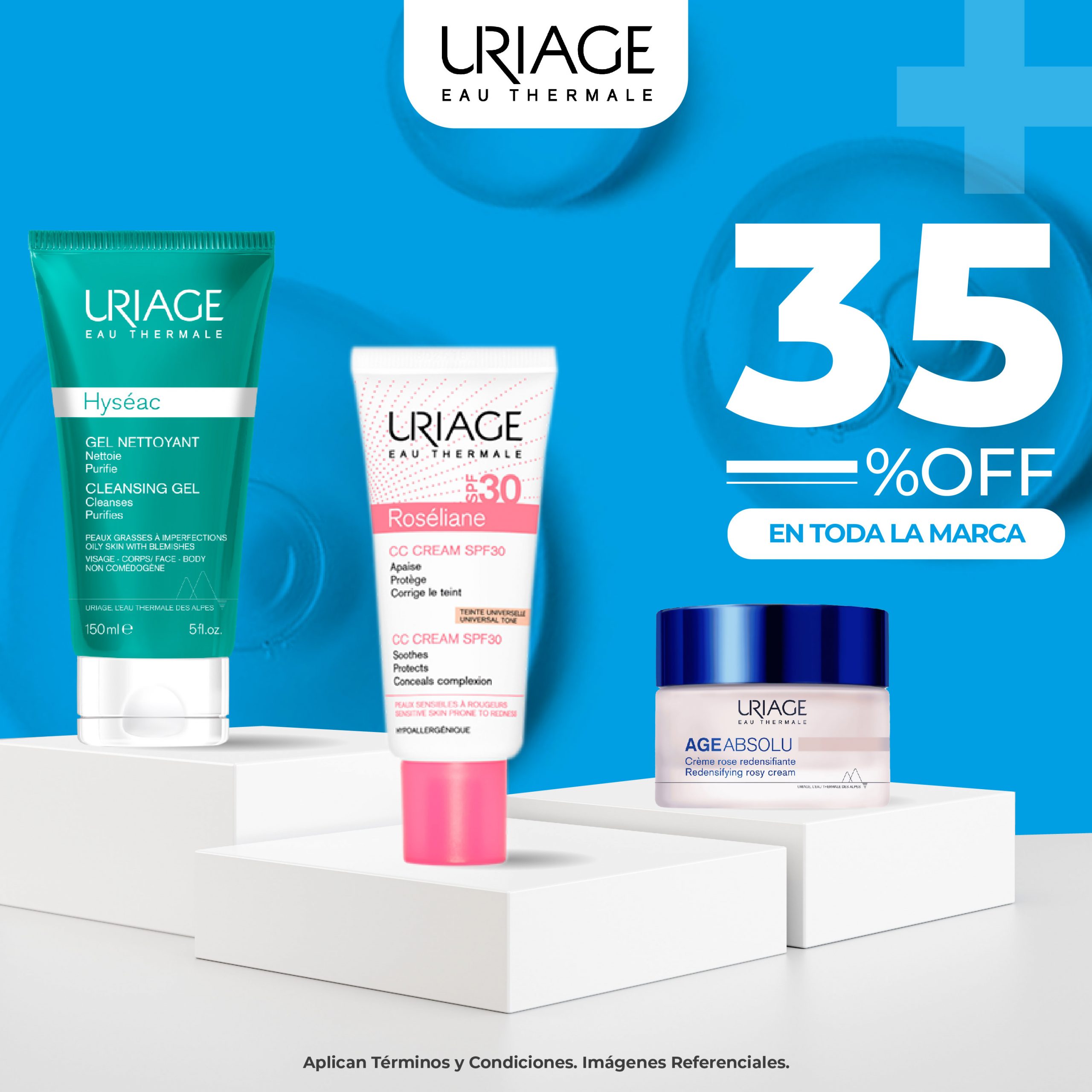 URIAGE DESCUENTOS EN SKINCARE OFERTAS LIQUIDACION REMATE 35% DE DESCUENTO